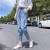 Jeans 2018 autumn/winter new nine-point women's jeans, high-waisted ripped pants