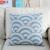 Modern wave simple polyester printing pillowcase digital printing pillow pillow customized pillow