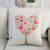 Gift embrace digital printing linen style cushion for leaning on diy pattern cushion for leaning on