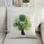 Gift embrace digital printing linen style cushion for leaning on diy pattern cushion for leaning on