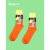 Ideasoox autumn winter men's socks all cotton trend creative celebrity oil painting Mona Lisa socks wholesale