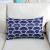 Sell wave blue style cotton hemp sofa waist by holding pillow cover car cushion cover floating window mat