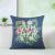 Tropical flowers, birds, leaves, plants, cotton and hemp sofa, pillow, car cushion cover, floating window mat