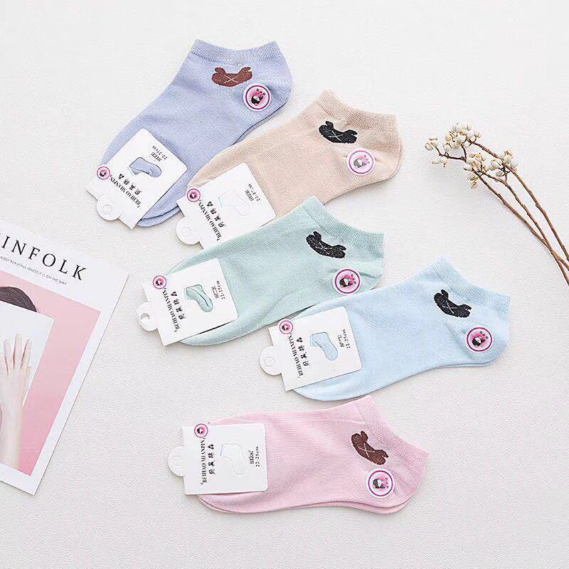 2025春夏女士薄款透气船袜 运动短袜卡通袜子女 地摊货源厂家批发