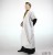 Cotton and linen embroidered Muslim baccalaureate dress speech dress Arabic cape