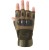 Foreign military half-finger tactical gloves fitness driving mountaineering outdoor sports half-finger gloves