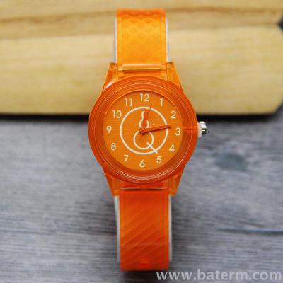 Foreign trade hot style new small fresh color transparent digital men's and women watches student watches