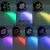 LED mini 36 plastic pa lights RGB colored pa lights