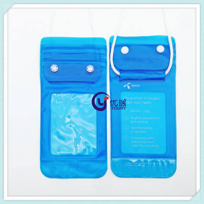 Professional mobile phone bag manufacturer PVC mobile phone waterproof bag custom logo waterproof mobile phone bag spot wholesale
