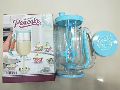 Super pancake new batter dispenser hand mixer drain baker