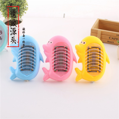 Candy-colored cartoon dolphin nightlight electronic mosquito repellent portable LED mosquito killer LED mosquito lamp