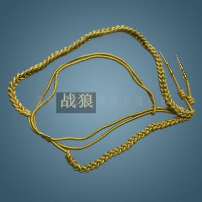 High - grade military etiquette rope troupe band performance spirit with art troupe uniform accessories shoulder rope