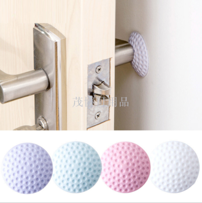 Thick Wall Collision Pad behind the Door Silent Bumper Door Handle Protective Pad Rubber Anti-Vibration Pad