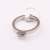 10 Yuan Store Boutique Supply Rose Gold Titanium Steel Ring Korean Fashion Diamond Men's and Women's Titanium Steel Ring Little Finger Ring