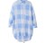 Medium - and long - sleeved plaid blouse, cotton - linen blouse and sunblock shirt