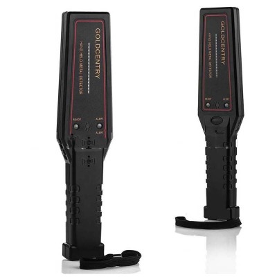 Ultra high sensitivity hand-held metal detector detects wood nail prison for contraband