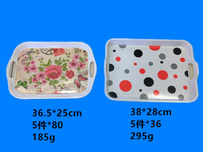 Miamine tray Miamine tableware a large number of stock spot run jianghu floor stall hot style can be sold on catties