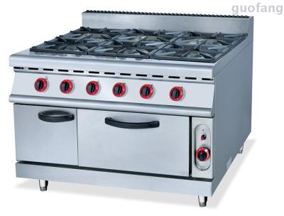 Gas 6 - head oven with electric and electric oven