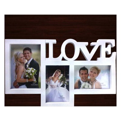 White creative and environment-friendly plastic photo frame LOVE frame photo studio wedding dress photo wall