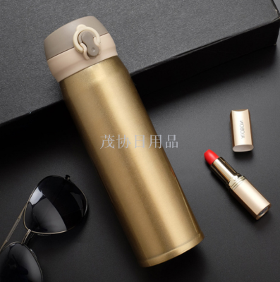Vacuum Double-Layerd Stainless Steel Insulation Mug Men's and Women's Business Bounce Cup Gift Advertising Cup