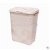 Plastic rattan woven dirty clothes basket clothing collection and sorting basket dirty clothes basket
