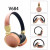 Jhl-ly012 wireless bluetooth headset with two ears 4.1 computer headset mini folding bluetooth headset.