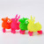 Cartoon Large size deer animal rubber soft elastic wool ball flash hair ball flash toys