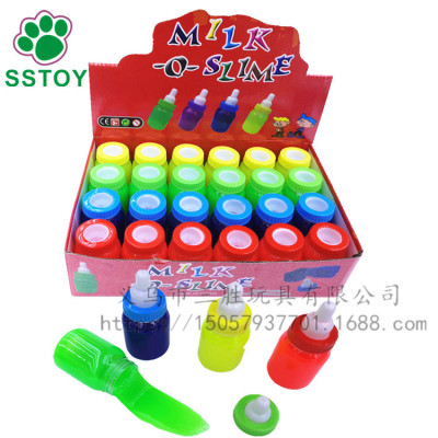 Small milk bottle color slutty Small oil barrel people play off Small prop slime colorful mud wholesale