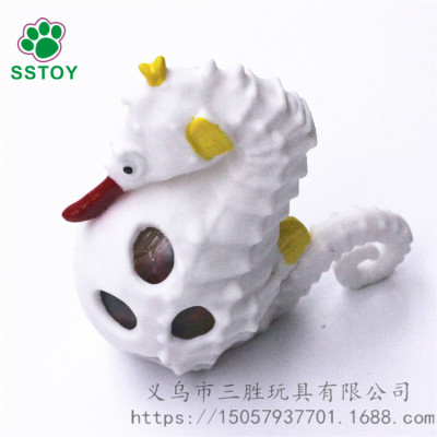 Manufacturers wholesale TPR soft glue release toys seahorse grape ball bubble ball pressure relief ball