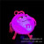 Cartoon M bean hair ball stand hot selling luminous toys fun jumping beans flash wool ball toys