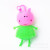 Three win toy pink piglet Paige piglet ball lovely glitter ball 6 color new style hot sale