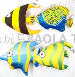 Bo le boutique Marine fish plush small pendant wedding throwing claw machine doll 4-inch factory direct sale