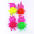 TPR soft gum ball pink rabbit girl lovely glitter ball rabbit miss rabbit 6 color new style hot sale