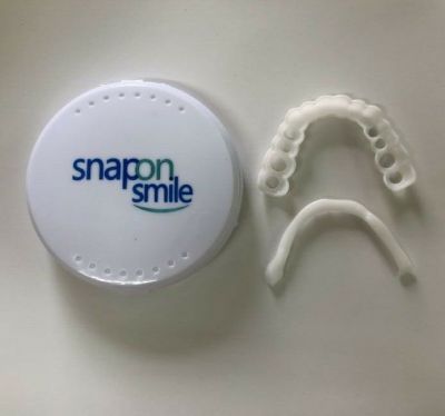 Snapon smile is the new whitening denture that simulates the denture