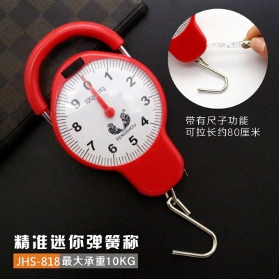 Mini hand luggage scale 10kg spring scales portable express said fishing springs household weighing scales 