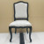 vintage restaurant solid wood table chair hotel card european-style dining chair fashion dining room solid wood chair