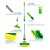  mop 38CM stainless steel large roller rubber cotton mop with suction sponge mop for expansion