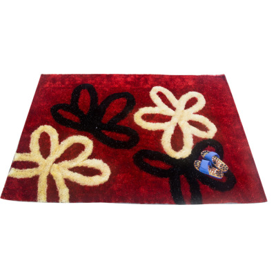 Wholesale Korea silk bright silk carpet high-grade encrypted living room coffee table bedroom carpet floor MATS can be customized