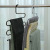 Wardrobe multifunctional s-type magic pants rack multi-layer anti-skid trousers clip men's and women's clothing hanger
