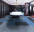 PVC plain square patchwork carpet of hotel combination floor MATS project carpet