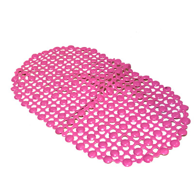 Environmentally Friendly Odorless Plastic Bathroom Non-Slip Mat Bathroom Step Mat PVC Shower Mat Large with Suction Cup
