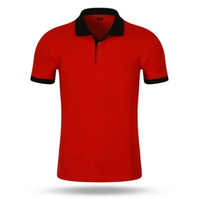 Customed Working Suit T-shirt Business Attire Cotton Lapel Polo Shirt Short Sleeve Tooling Customized Embroidered Printable