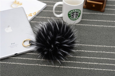12cm15cm imitation raccoon fur line key chain scarf MAO ultra-large hair MAO pendant