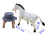 New - style electric toys wholesale revolving around the pile pony circle pull grinding electric pony toys