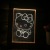 Creative hardwood led photo frame small nightlight beech wood 3D lamp new unique atmosphere Kitty