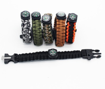 Outdoor firestone seven-letter umbrella rope bracelet woven with whistling blade outdoor survival bracelet