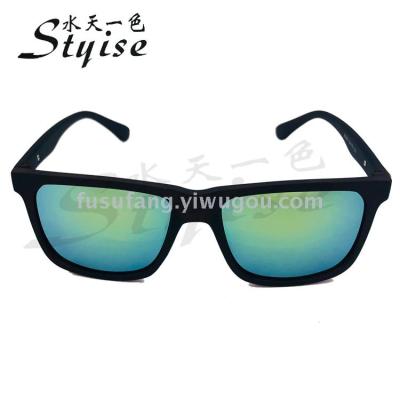 Stylish retro style square sunglasses uv - proof driving sunglasses 5925