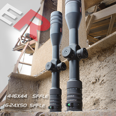 Turret sight ER avenger 4-16x44sffle front 18221 differentiation exolevel device