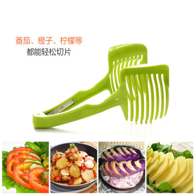 Lemon tomato slicer tomato egg and other round slicer multi-functional food Lemon clip green