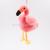 Bo le fine flamingo plush small pendant wedding ceremony throwing claw machine doll 4-inch factory direct sale